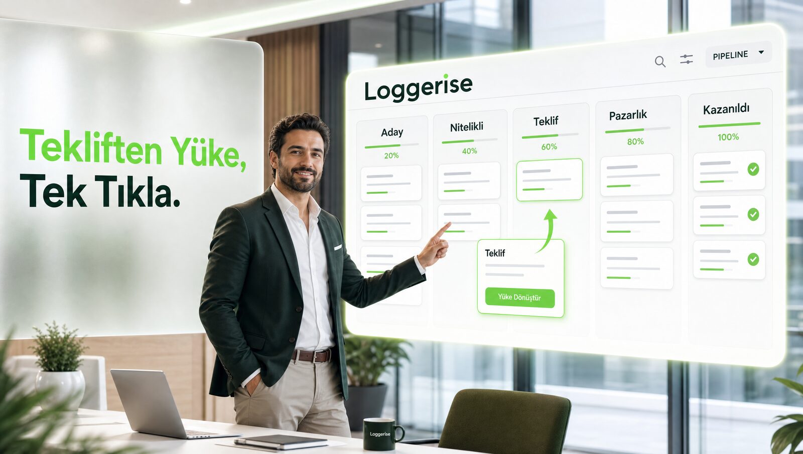 Tekliften Yüke: Lojistik Satış Sürecini Tek Sistemde Yönetin
