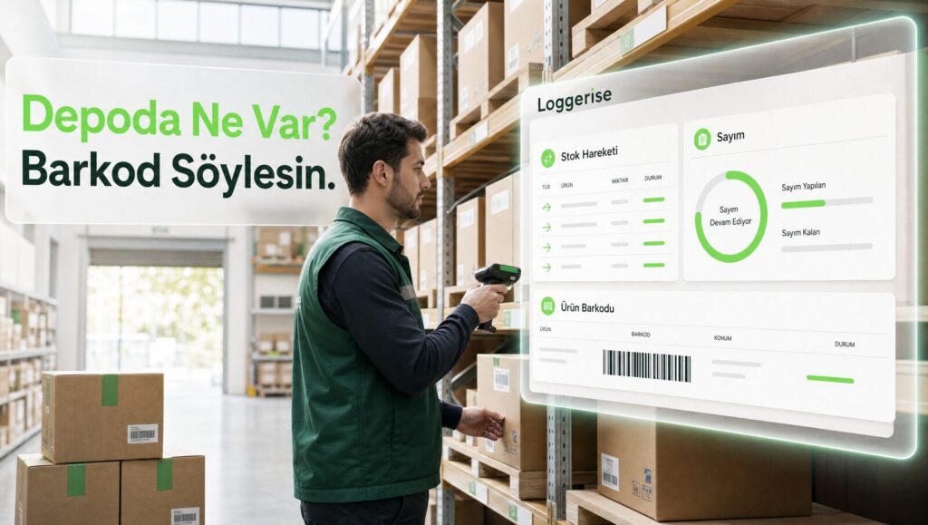 Depo ve Stok Yönetimi: Barkodla Envanter Sayımı